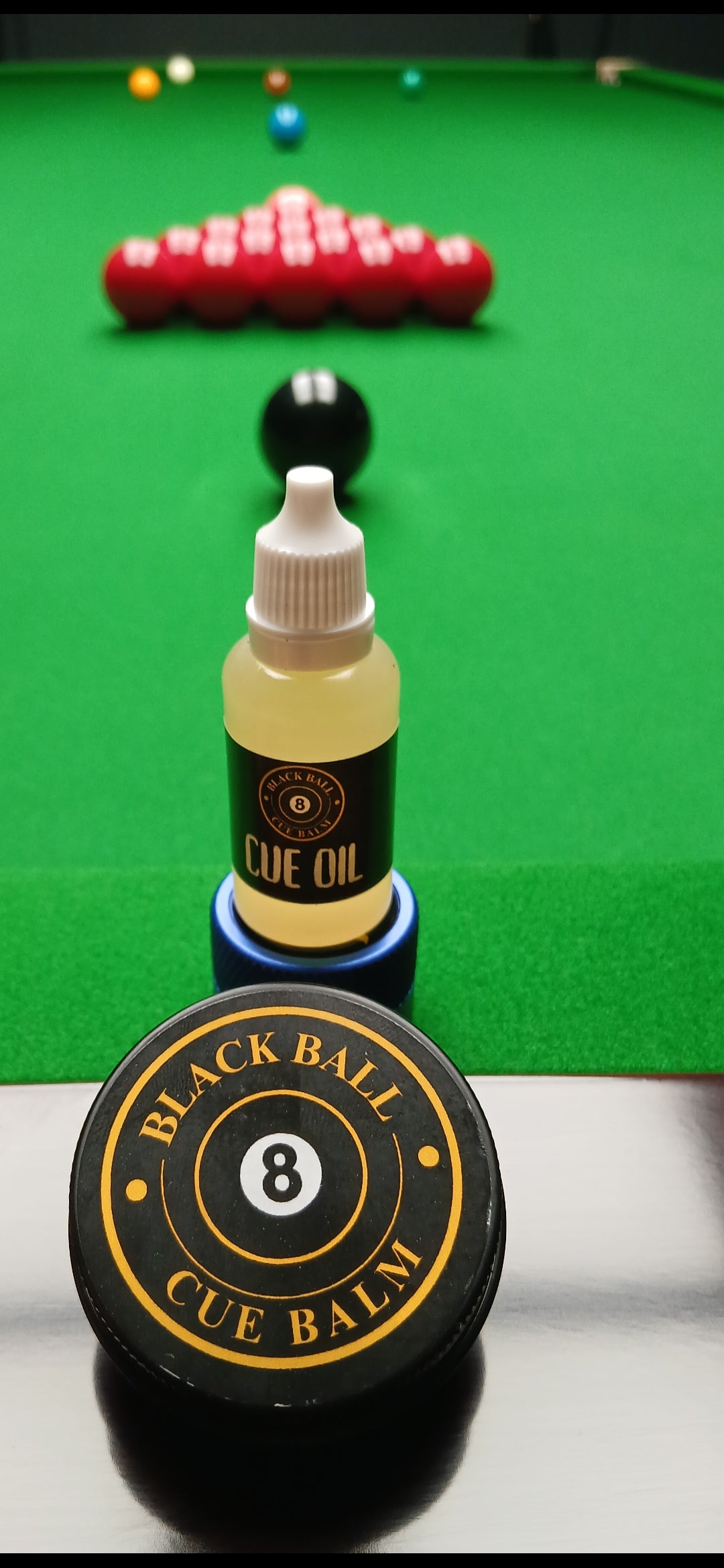 Black Ball Cue Balm & Black Ball Cue Oil