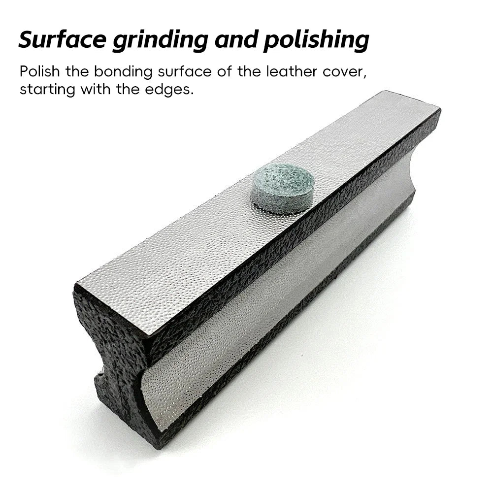 Billiard Cue Tip Shaper Scuffer Grinder, Pool Snooker Cue Repair Tool, Multifunctional Burnisher